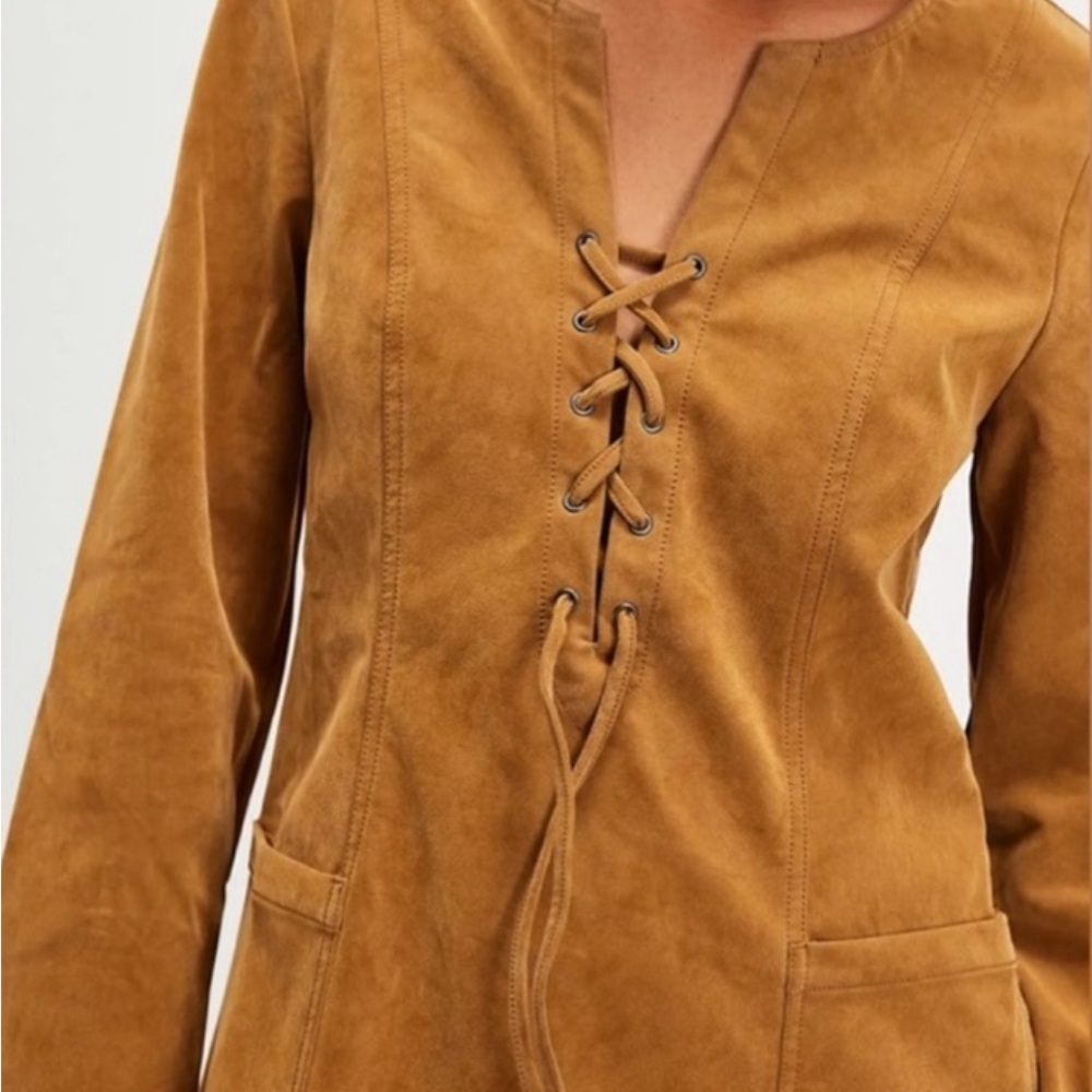 Free People Bradley Faux Suede Mini Dress❤️ NWOT - Picture 2 of 5